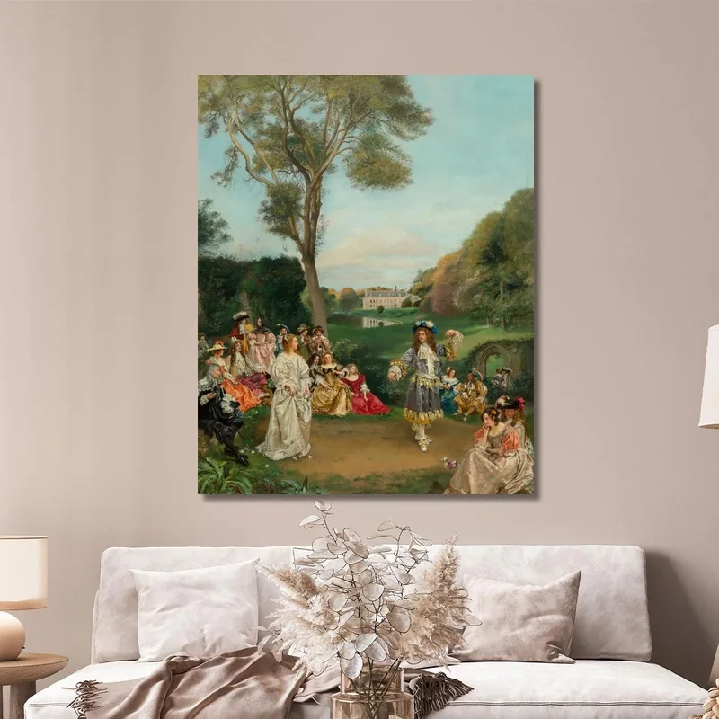 La Danse Château De Kerduel Comte De Champagny Gustave Jean Jacquet