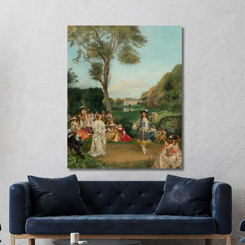 La Danse Château De Kerduel Comte De Champagny Gustave Jean Jacquet