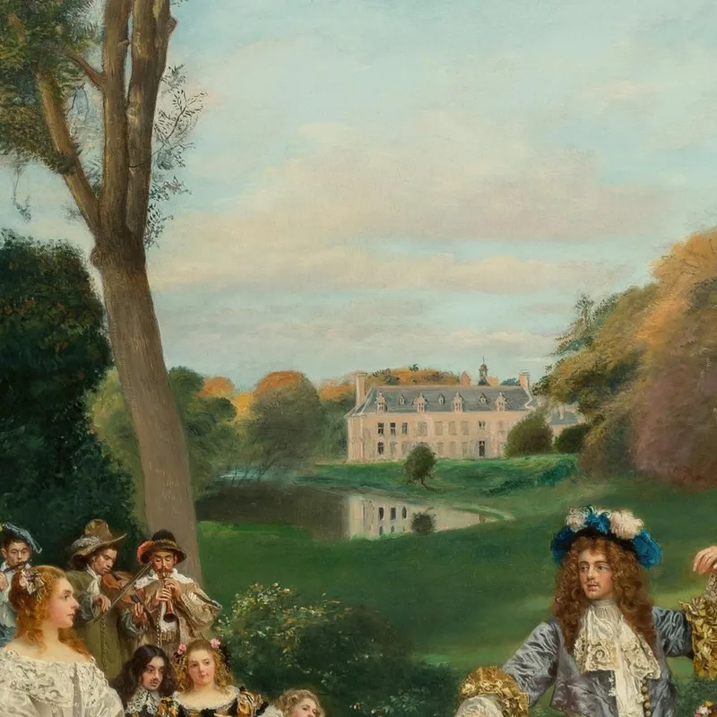 La Danse Château De Kerduel Comte De Champagny Gustave Jean Jacquet