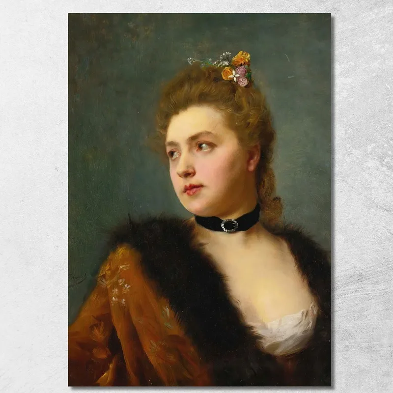 Parisina Gustave Jean Jacquet cuadro en lienzo