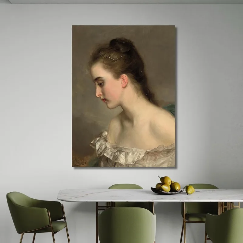 La Debutante Gustave Jean Jacquet