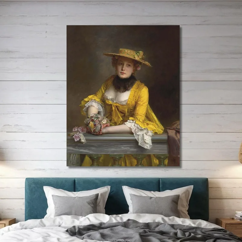 El Vestido Amarillo Gustave Jean Jacquet