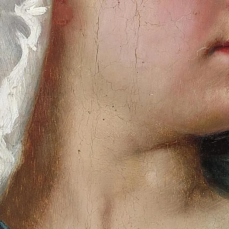 Woman With A Mantle Gustave Jean Jacquet