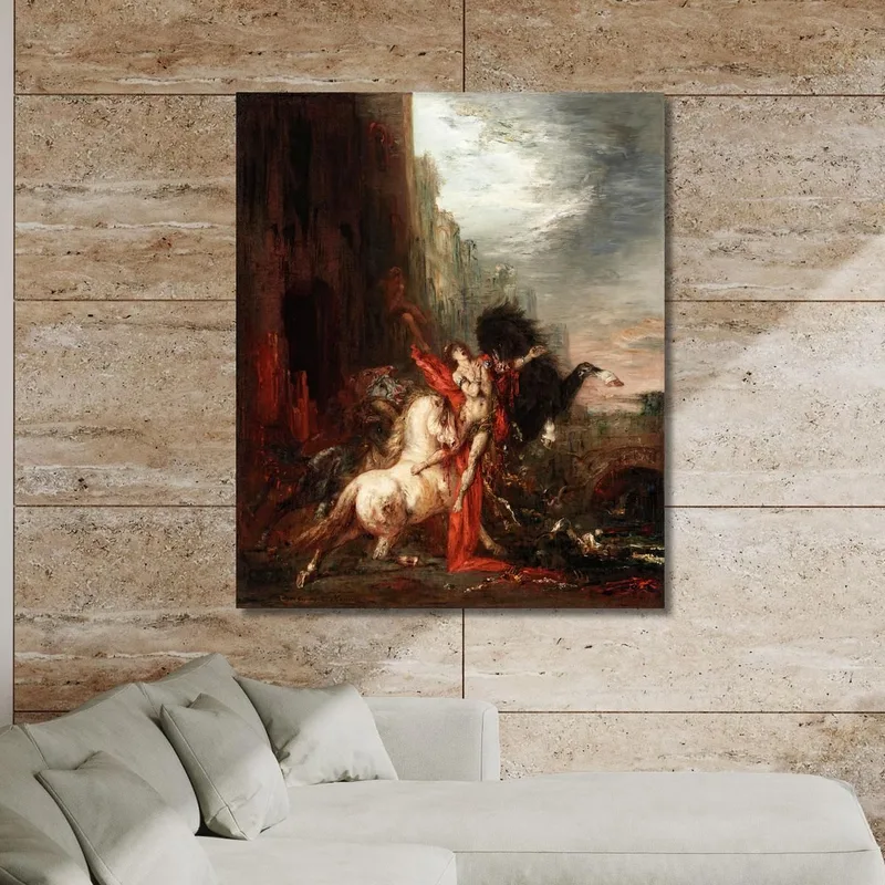 Diomede Divorato Dai Suoi Cavalli Gustave Moreau