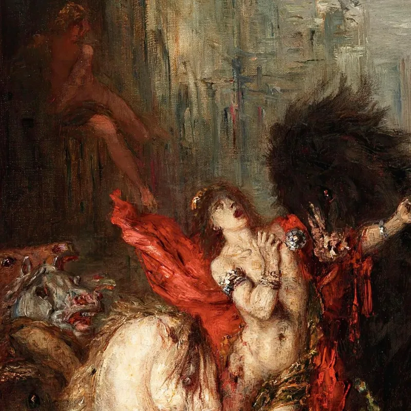 Diomede Divorato Dai Suoi Cavalli Gustave Moreau