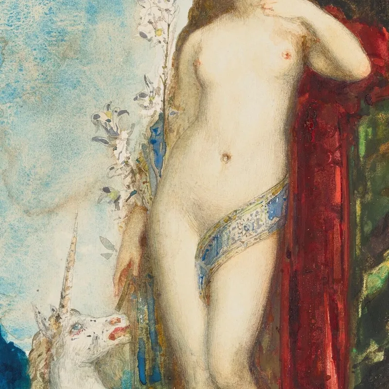 Donna E Unicorno Gustave Moreau