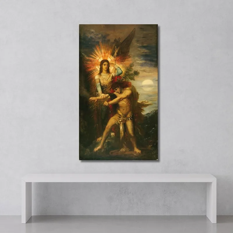 Jacob Y El Ángel Gustave Moreau