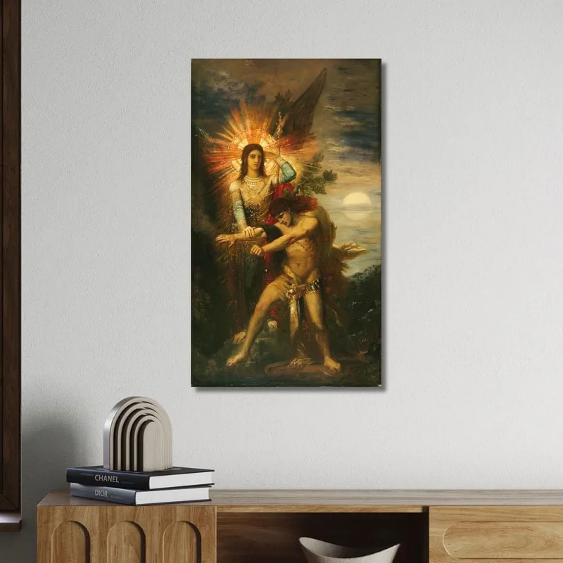 Jacob Y El Ángel Gustave Moreau