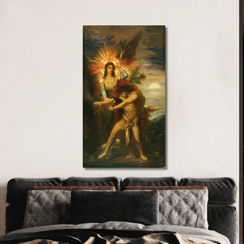 Jacob Y El Ángel Gustave Moreau