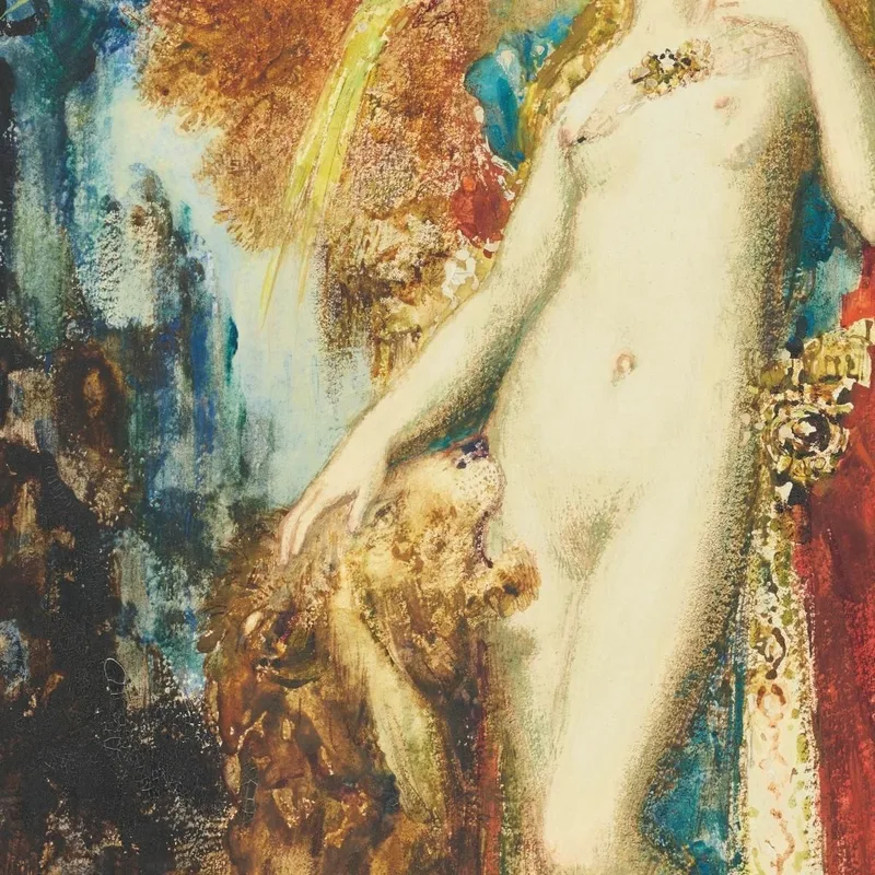 Le Lion Amoureux Il Leone Innamorato Gustave Moreau
