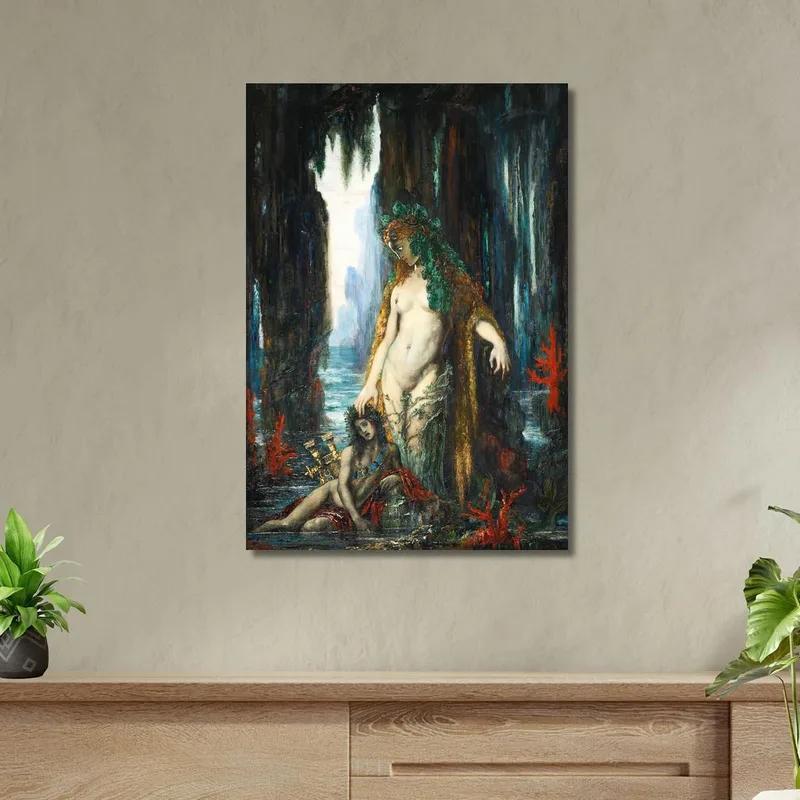 Il Poeta E La Sirena 1893 Gustave Moreau
