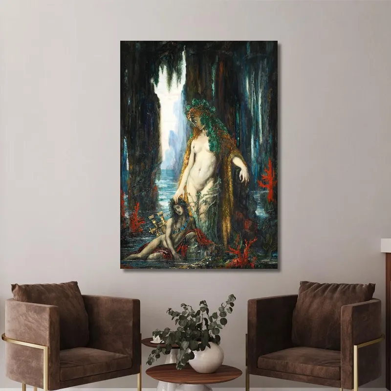 Il Poeta E La Sirena 1893 Gustave Moreau