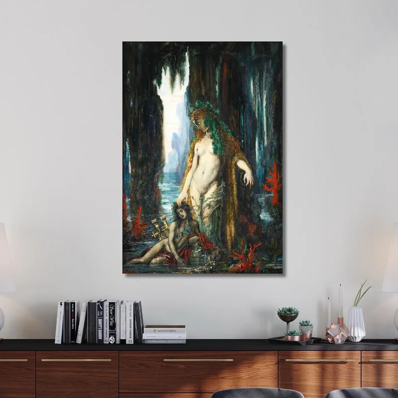 Il Poeta E La Sirena 1893 Gustave Moreau
