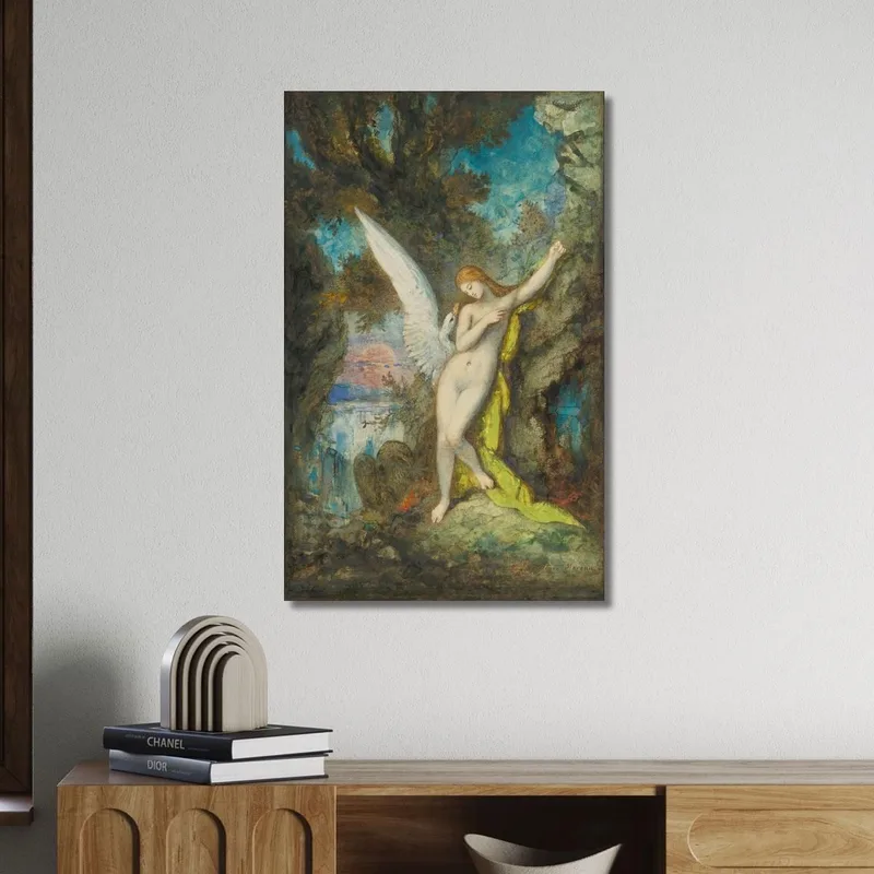 Leda Und Der Schwan Gustave Moreau
