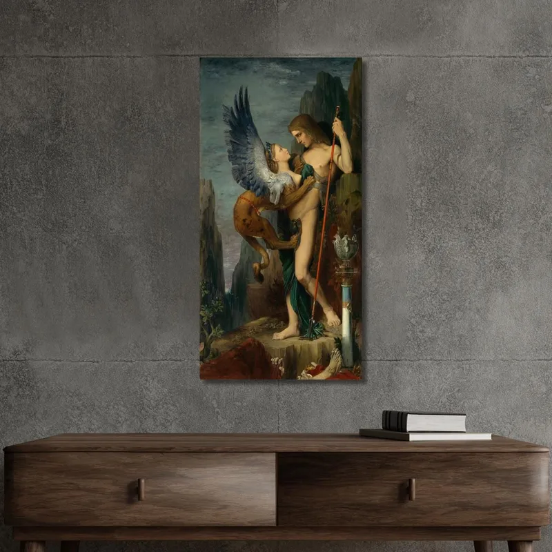 Edipo E La Sfinge Gustave Moreau
