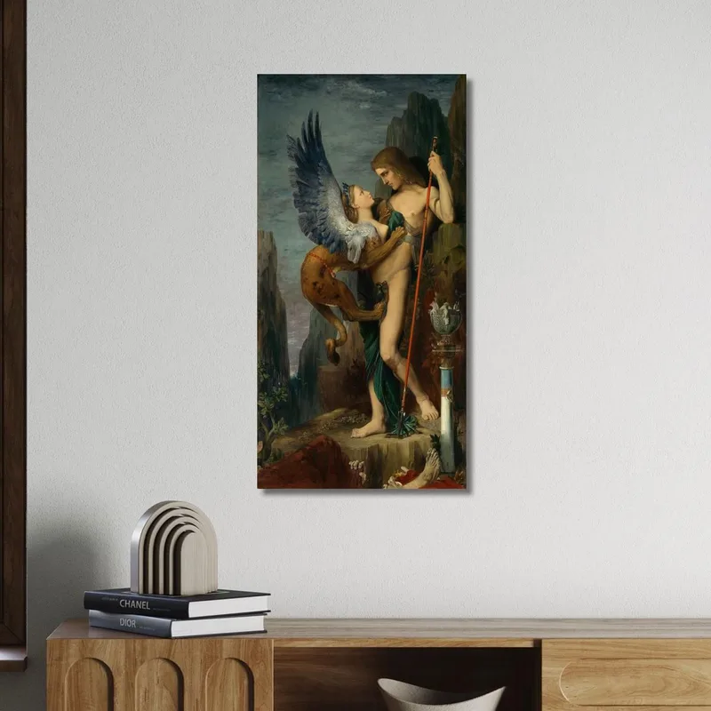 Edipo E La Sfinge Gustave Moreau