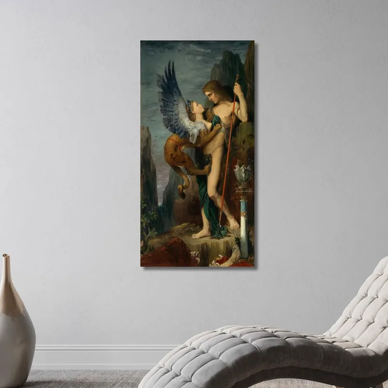 Edipo E La Sfinge Gustave Moreau