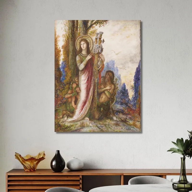 Poet And Satyrs Gustave Moreau