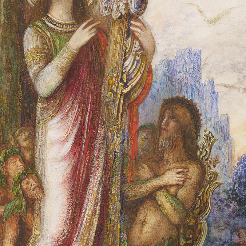 Poet And Satyrs Gustave Moreau