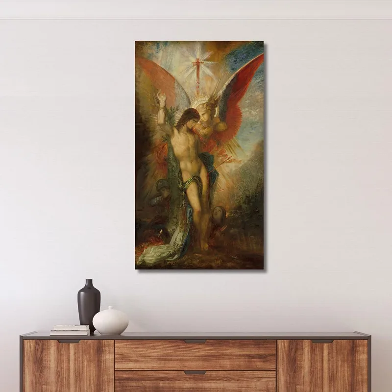 Saint Sébastien Et L'Ange Gustave Moreau