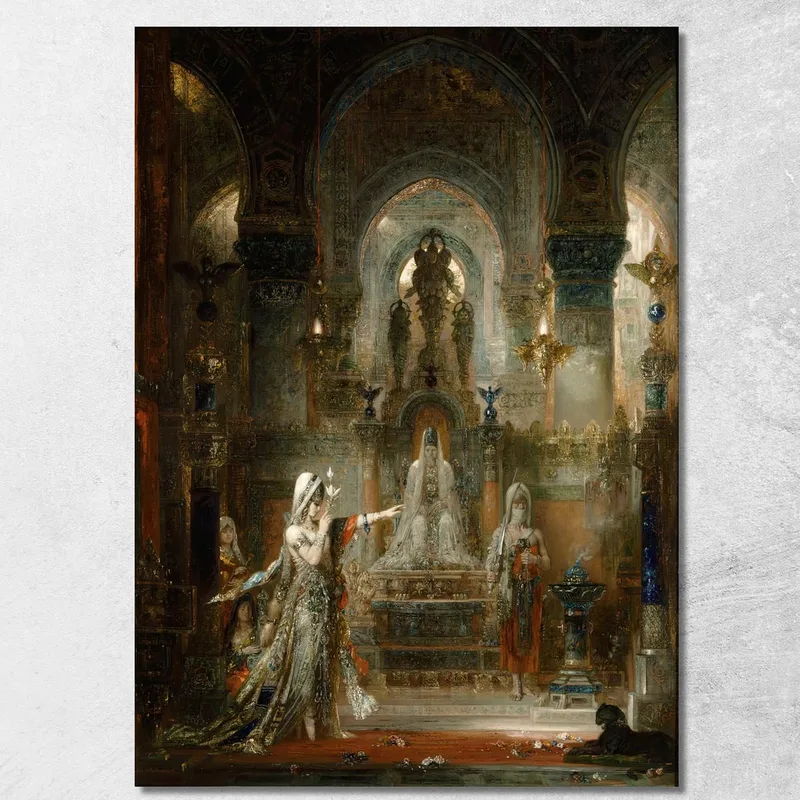 Salomé Balla Davanti A Erode Gustave Moreau quadro stampa su tela