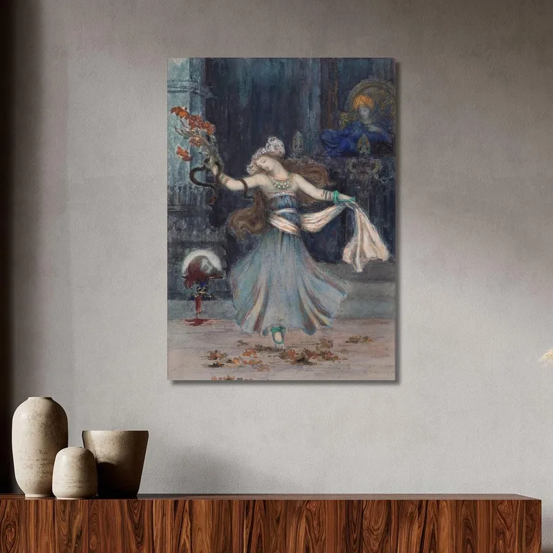 Salomé Dansant Devant La Tête De Saint Jean-Baptiste Gustave Moreau