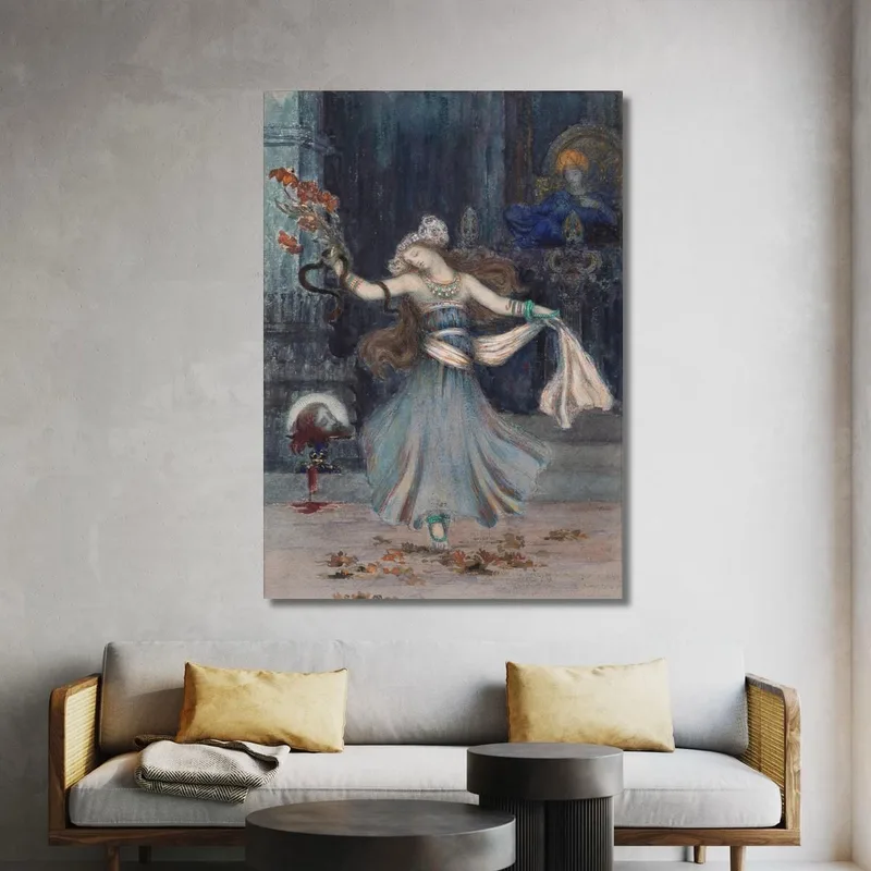Salomé Dansant Devant La Tête De Saint Jean-Baptiste Gustave Moreau