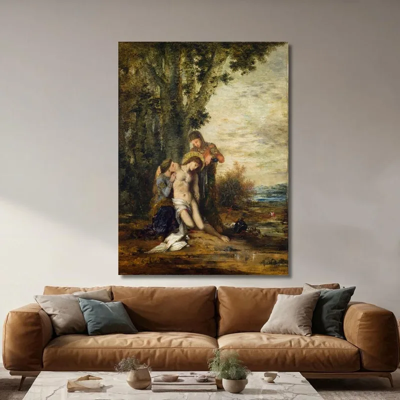 The Martyred Saint Sebastian Gustave Moreau