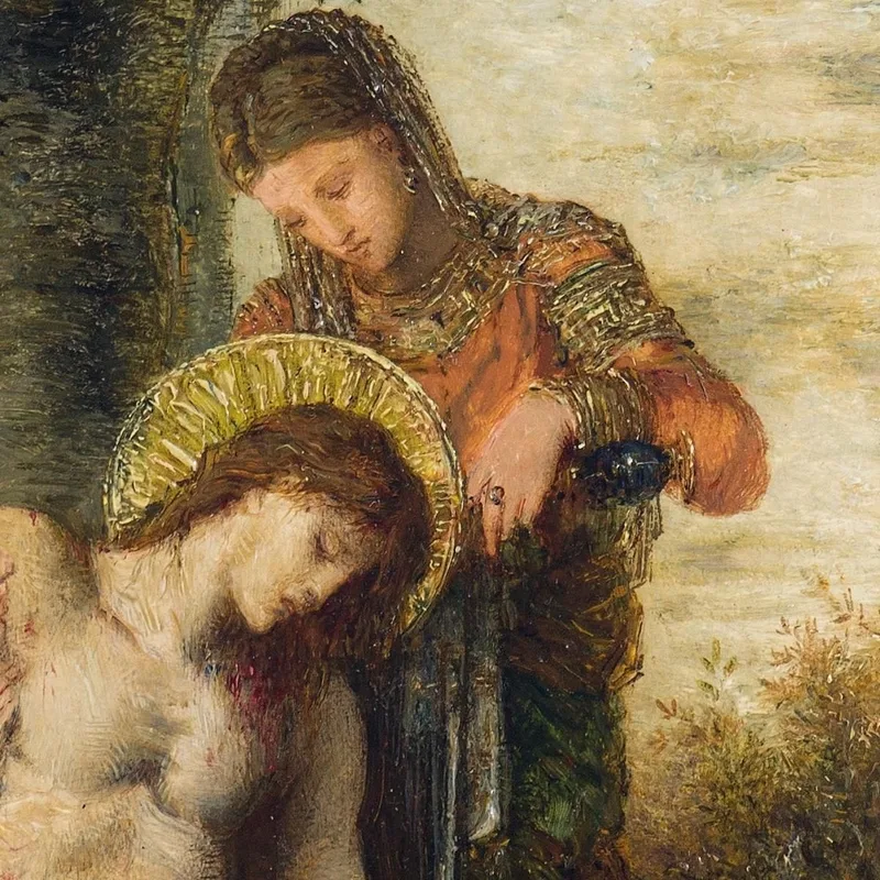 The Martyred Saint Sebastian Gustave Moreau
