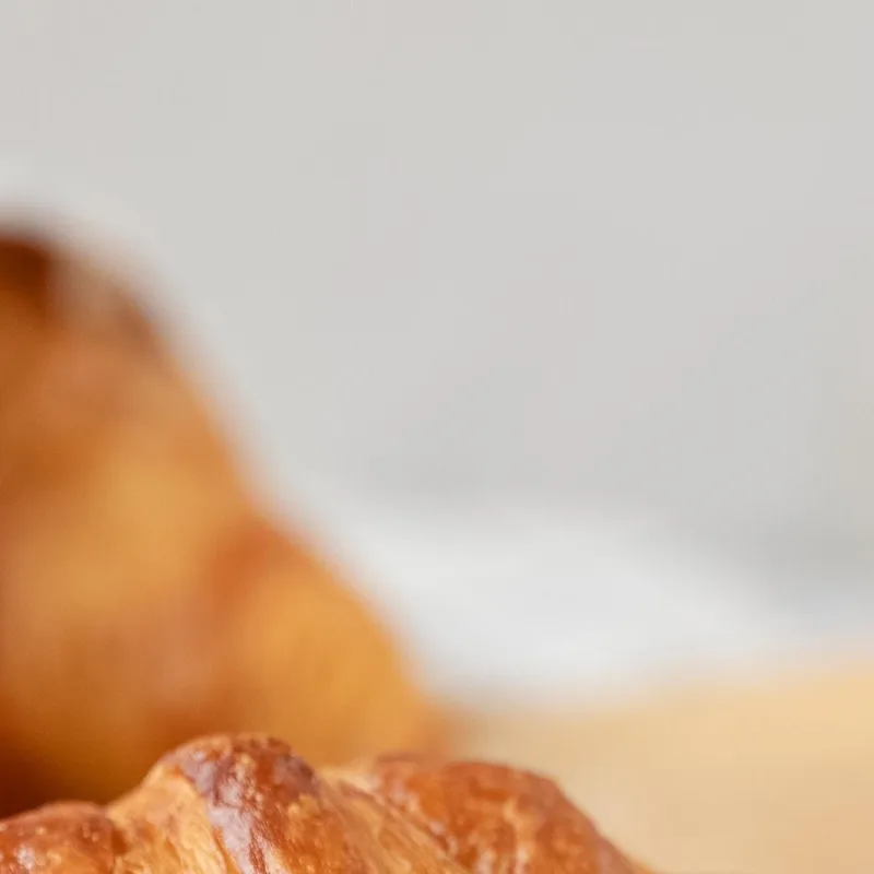 Cuadro Moderno Desayuno Francés Con Croissant Y Café