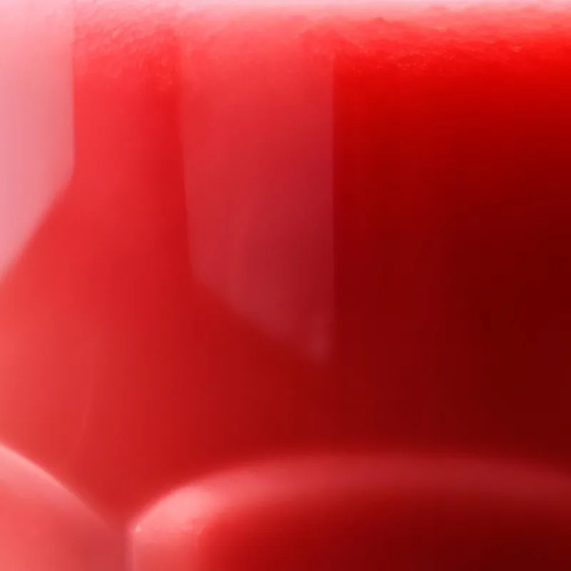 Modern Painting Fresh Strawberry Smoothie Poured Into Glass