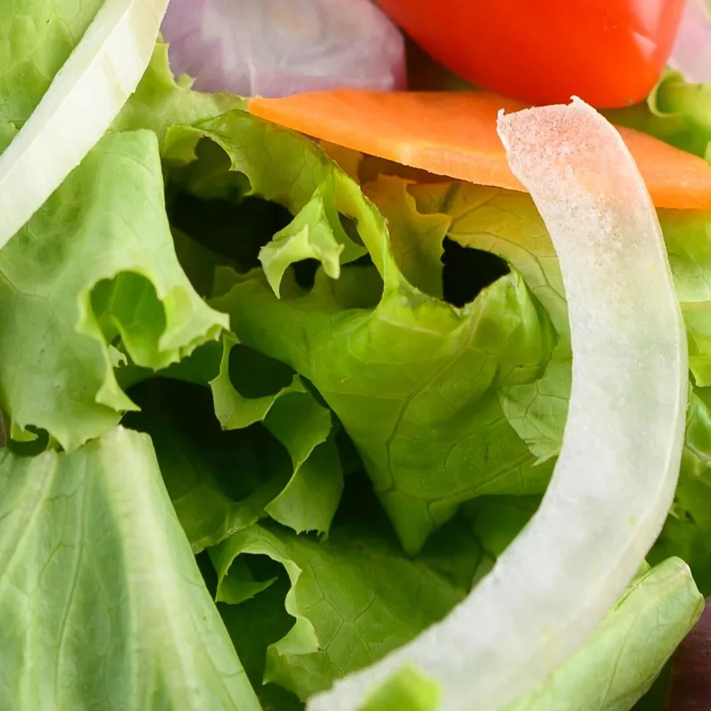 Modernes Gemälde Frischer Salat Mit Salat Kirschtomaten Und Zwiebeln