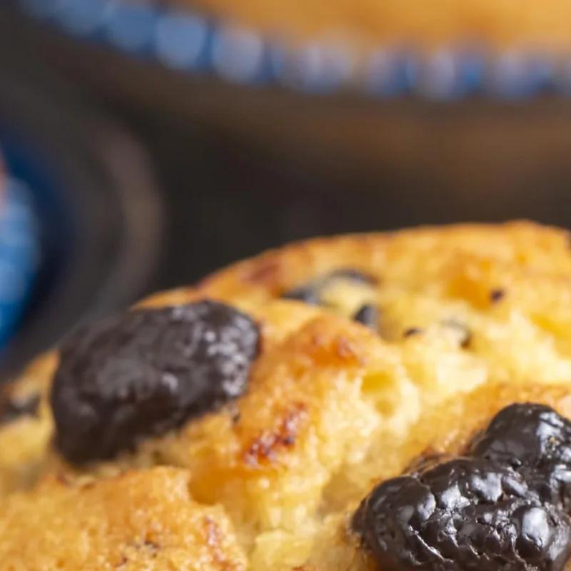 Cuadro Moderno Muffins De Chispas De Chocolate Recién Horneados