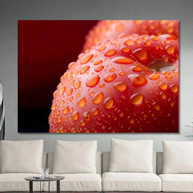 Quadro Moderno Pesca Con Gocce Di Rugiada