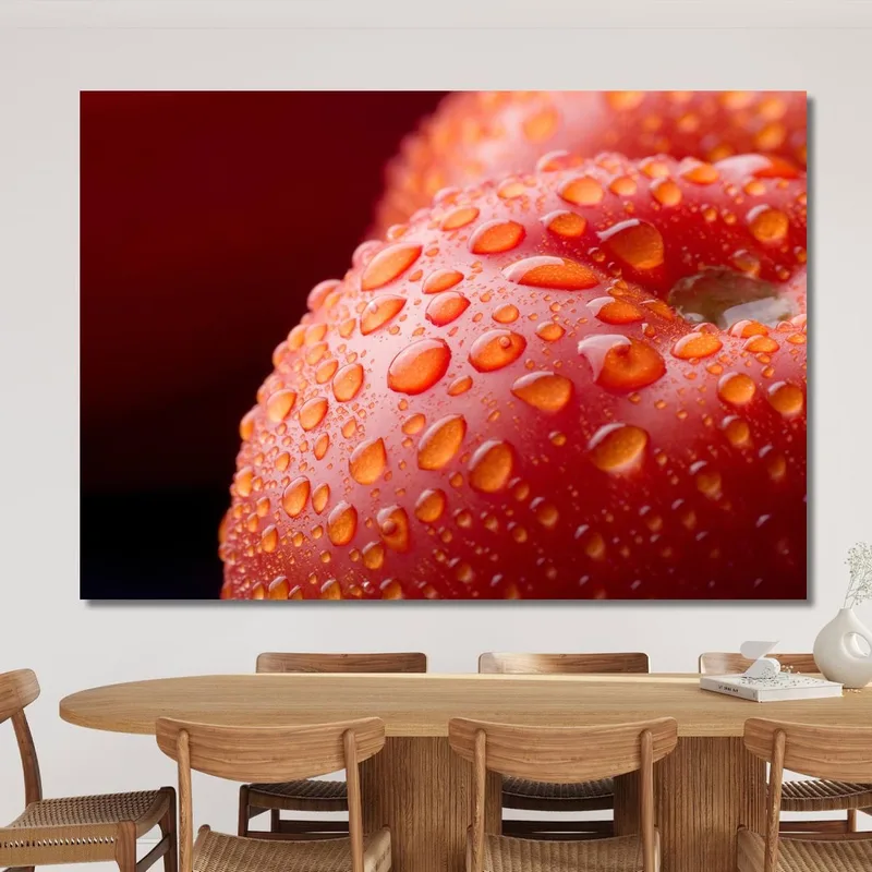 Quadro Moderno Pesca Con Gocce Di Rugiada