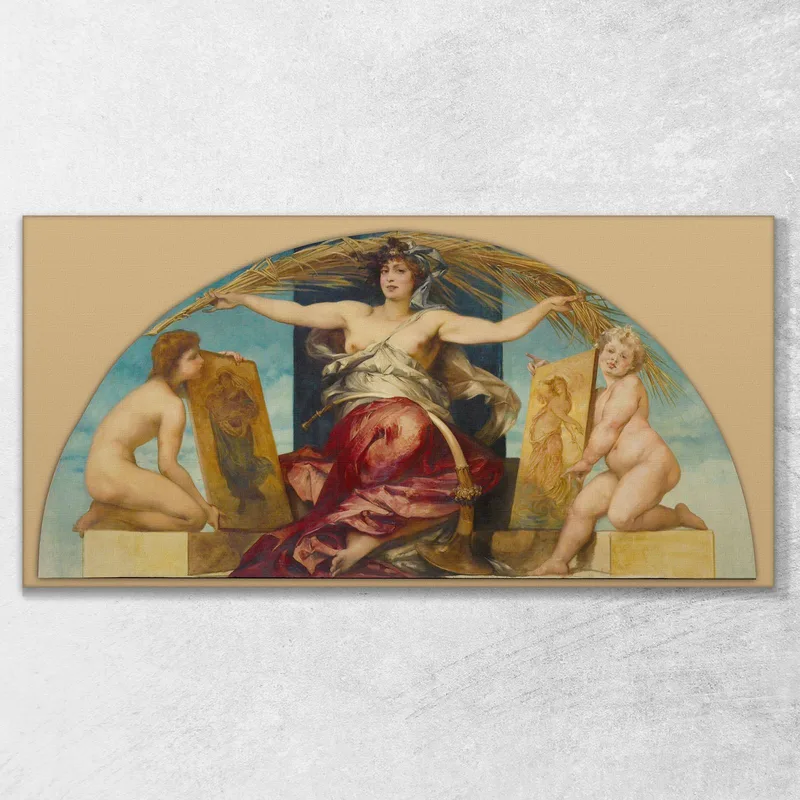 Allegoria Della Pittura Religiosa E Profana Hans Makart