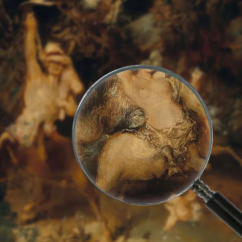 Centauri Nella Foresta Hans Makart