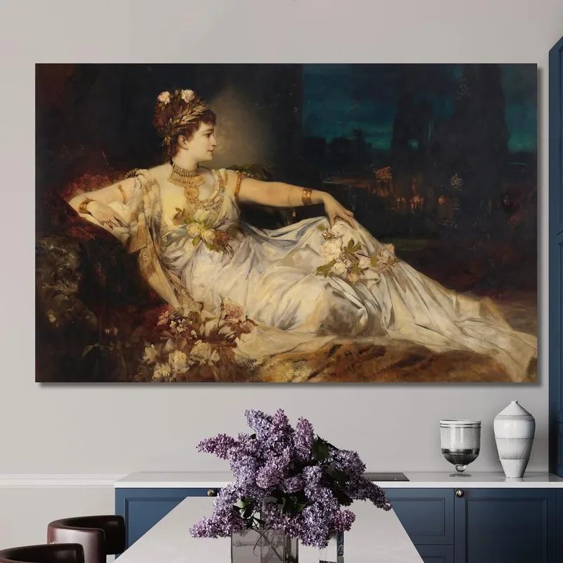 Charlotte Wolter Come Messalina Hans Makart