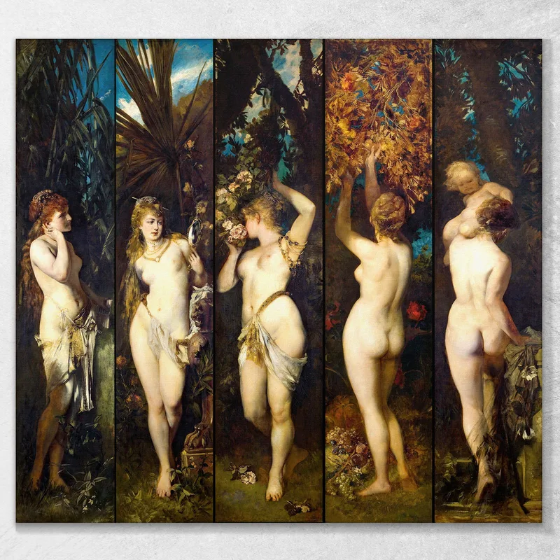 I Cinque Sensi Hans Makart