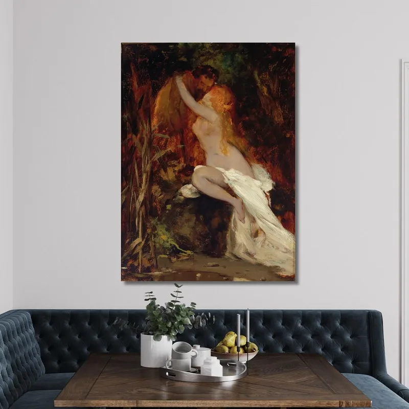 Fauno E Ninfa Hans Makart