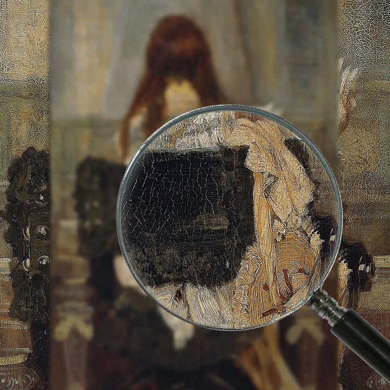 Signora Alla Spinetta Hans Makart