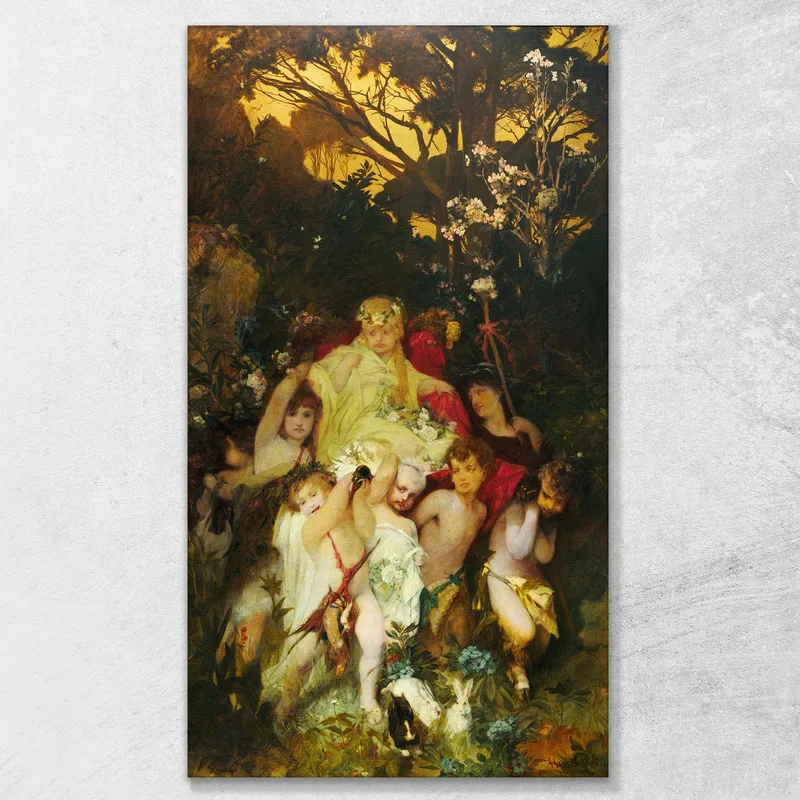 Modern Amoretti Hans Makart