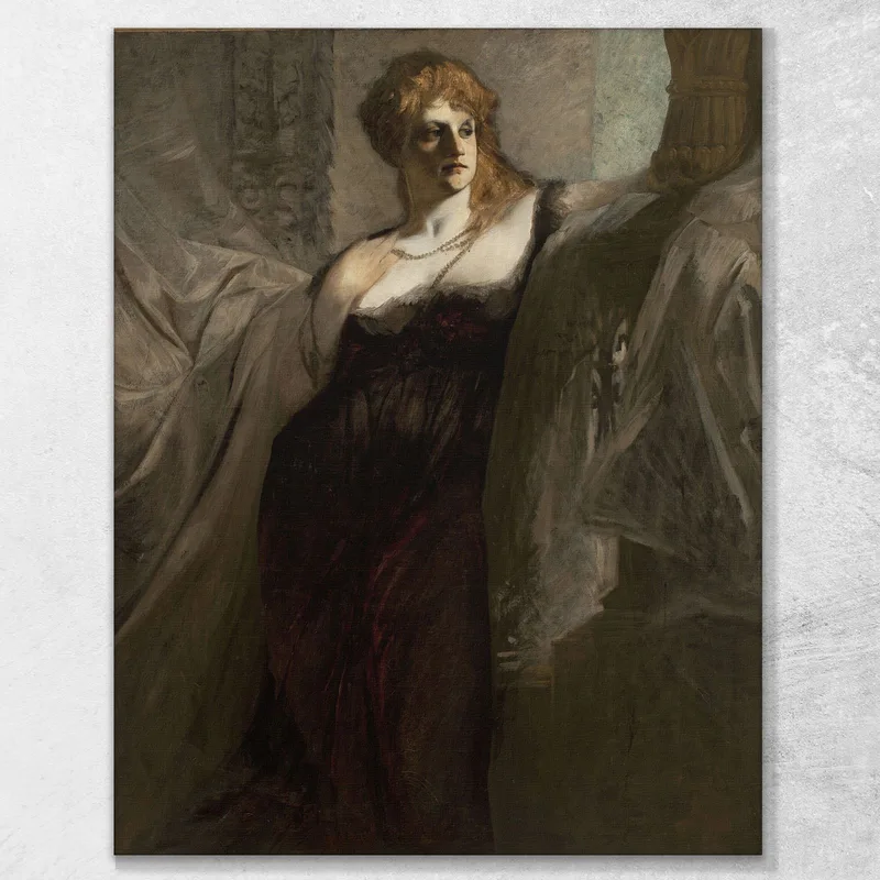 Ritratto Di Una Giovane Donna Hans Makart