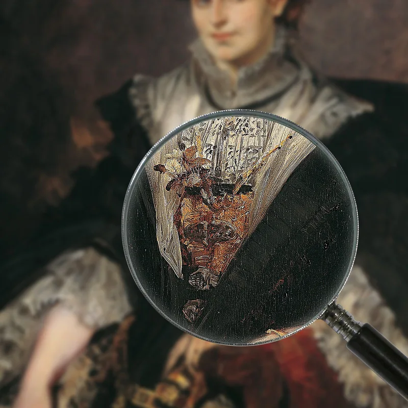 Portrait Of Bertha Von Piloty Hans Makart
