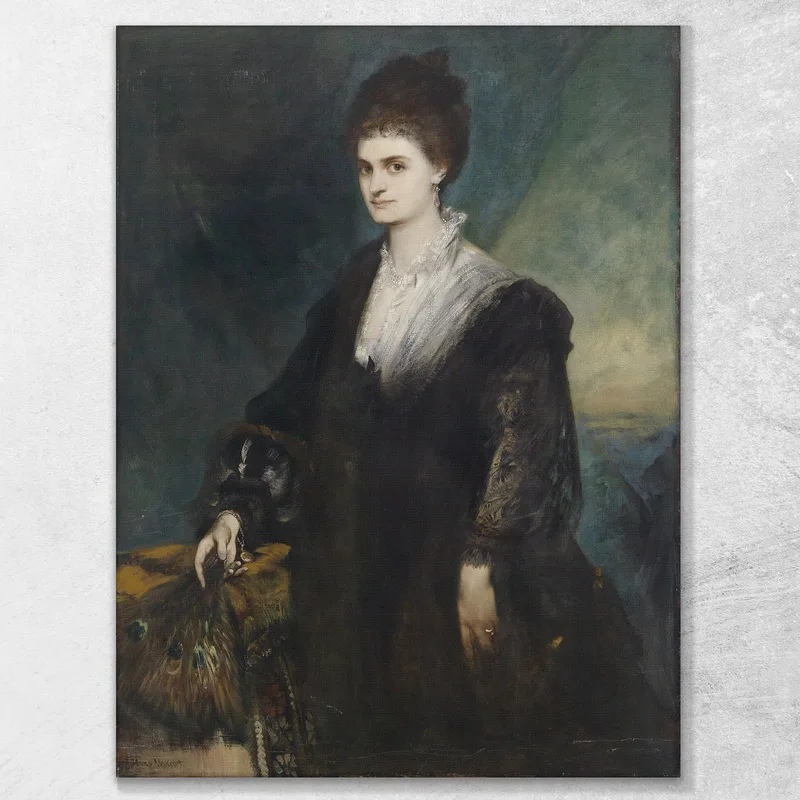 Portrait Of Countess Marie Von Coudenhove-Kalergi Hans Makart