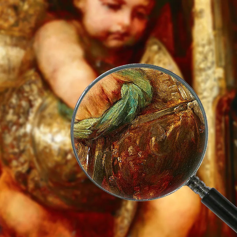 Putto Cleaning The Arms Of Mars Hans Makart