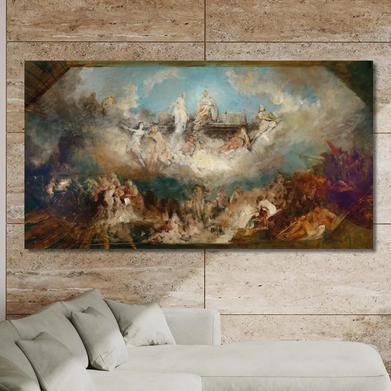 Versenkung Der Nibelungenfestung Im Rhein Hans Makart