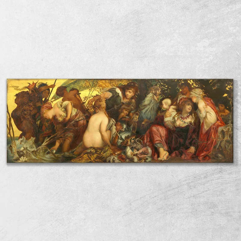 Treasures Of The Sea Hans Makart