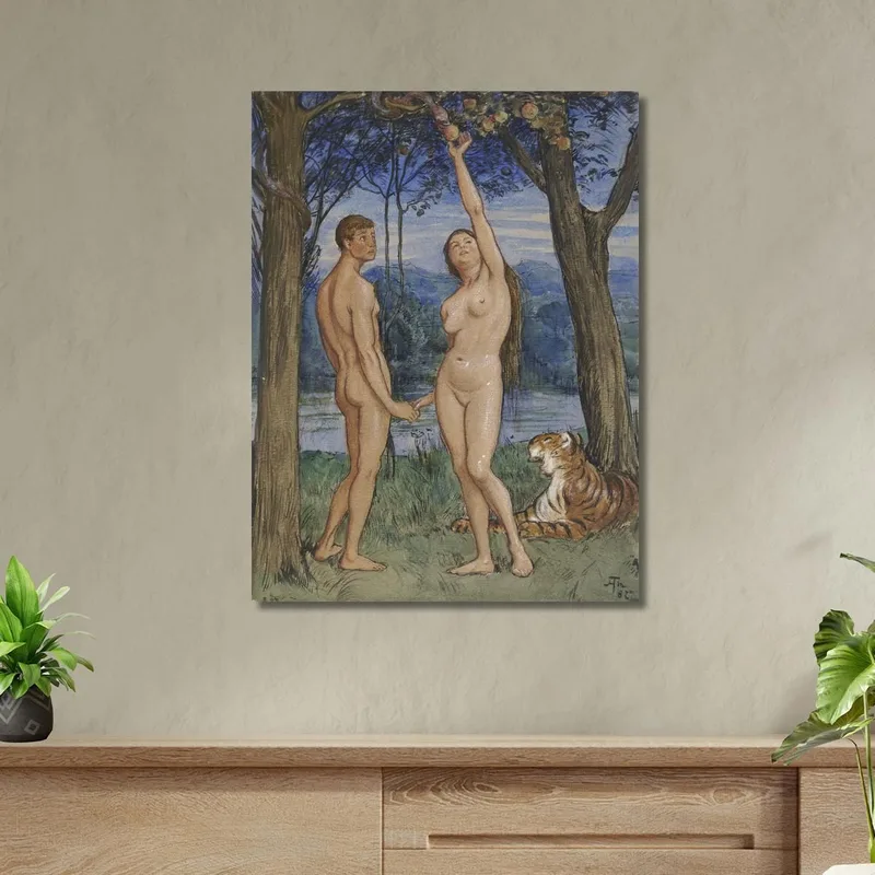 Adam And Eve Hans Thoma