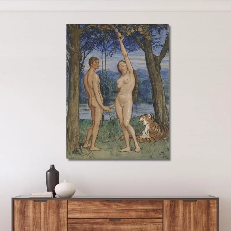 Adam And Eve Hans Thoma